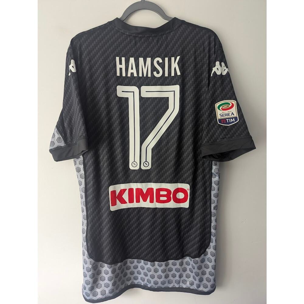 Napoli Hamsik 2017/18 Fourth Jersey Men’s XXL Rare Kappa Shirt
